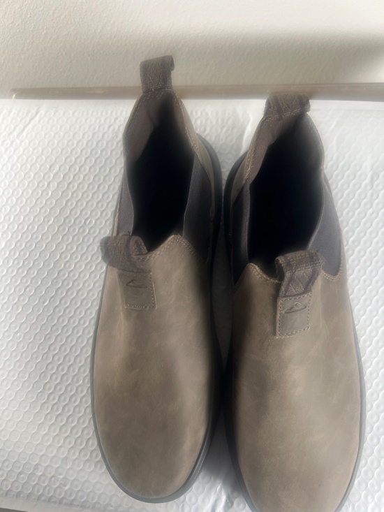 Men\'s Reef NWOT Swellsole EVO Dark Gray Leather Slip On Plush Boots Size 9 EU 41 main image 6